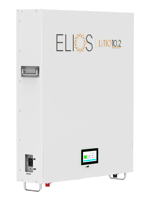 Elios Litio10.2 - 10.24kwh power wall LifePo4 battery - 6500 cycles / 80%DOD, 51.2V