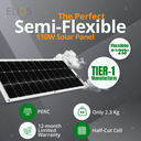 Elios Voltaic 110F 110 watts Semi Flexible solar panel (eyelet)