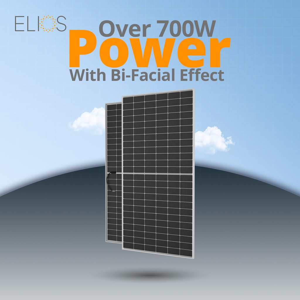 Elios Voltaic550HC-BF | 550W BI-Facial Mono Solar Panel