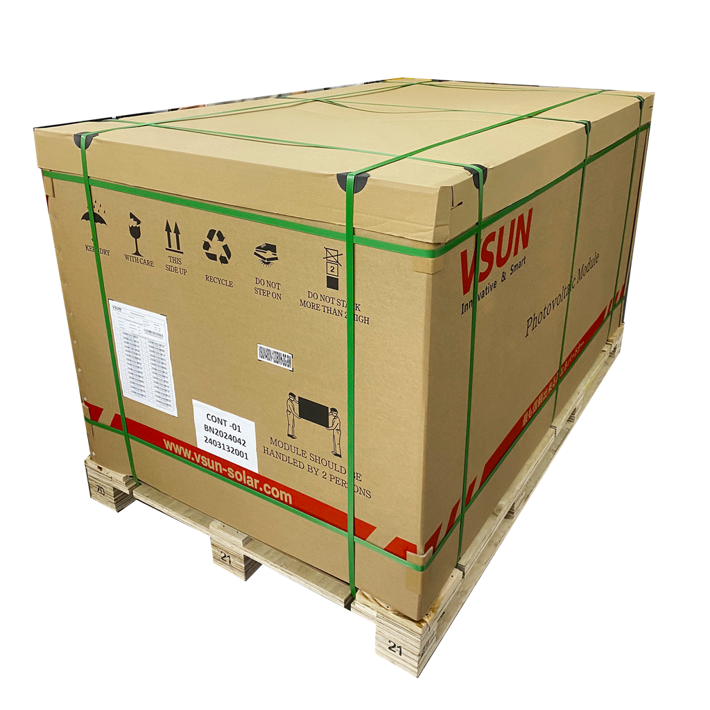 Vsun 480W Bi-Facial Solar Panel | PERC Cell Technology