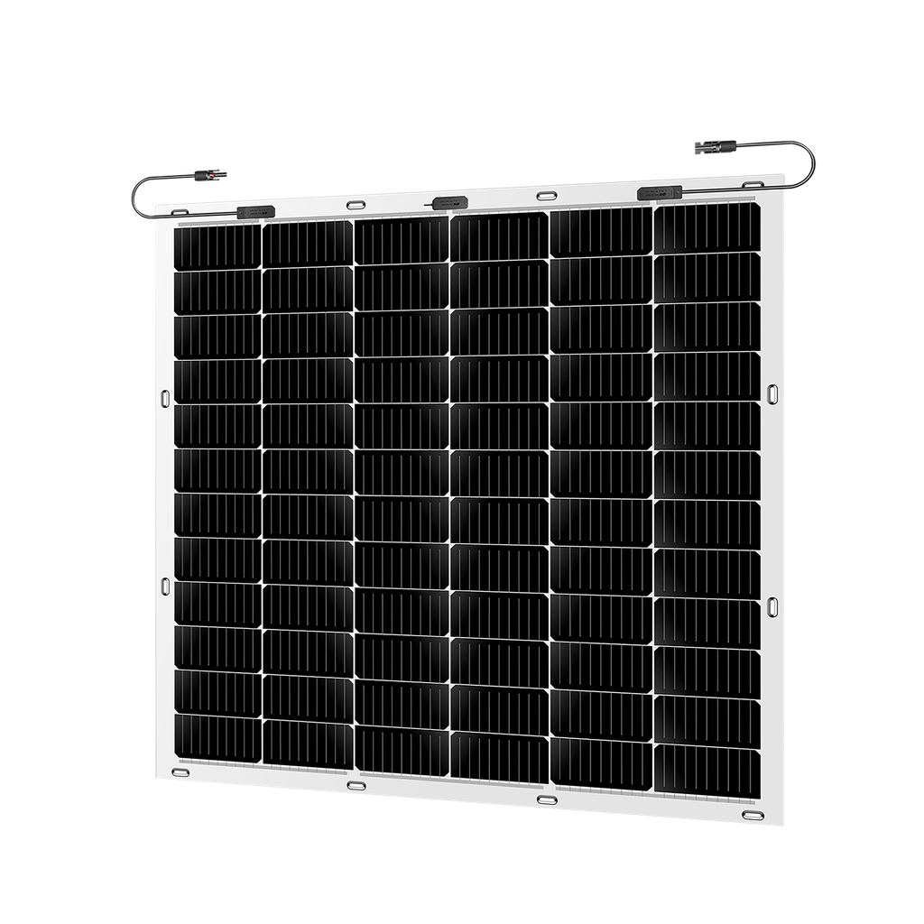 Elios Voltaic 210F-B 210 watts (ALL BLACK) Semi Flexible solar panel for balcony installation (eyelet)