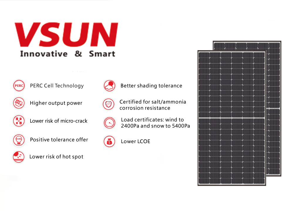 Vsun 450 W Bi-facial