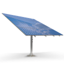Elios Arbora P8 | Pole Mount System for 8 Solar Panels (Large) | Post Mounting System with manual crank