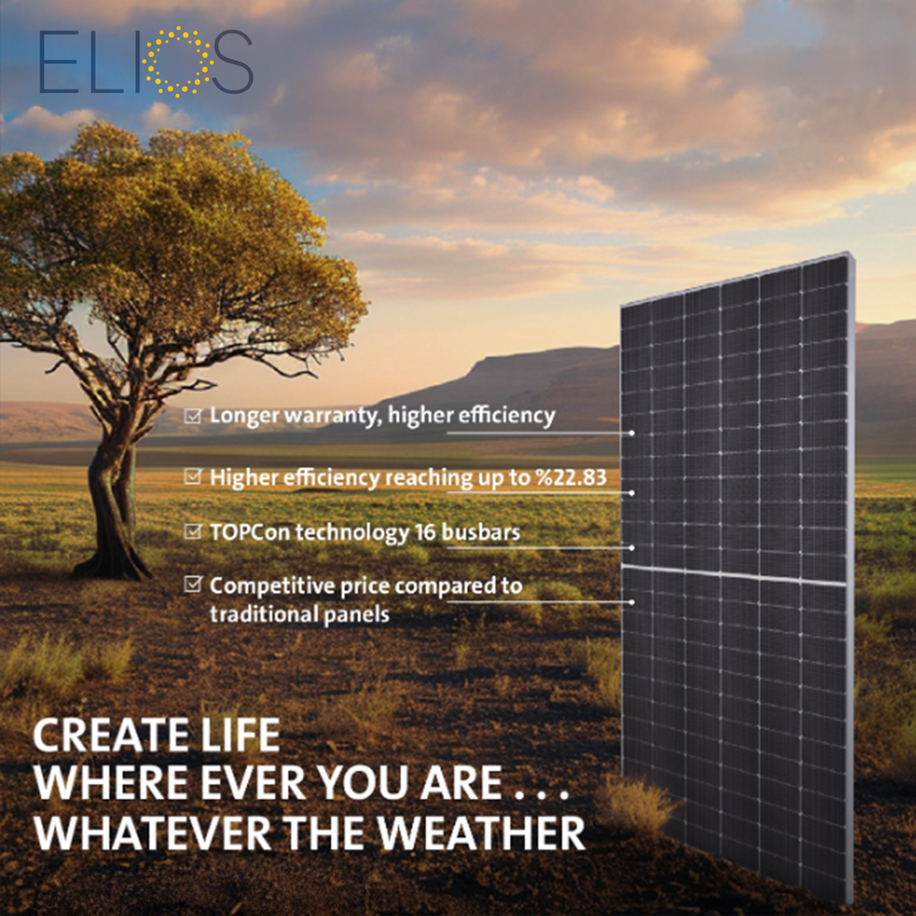 Elios Voltaic 585HC-BF | 585W BI-Facial Mono Solar Panel