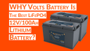 LiFePO4 Smart Self Heating 12V/100Ah Lithium Iron Phosphate Battery | Li100-BHCAN