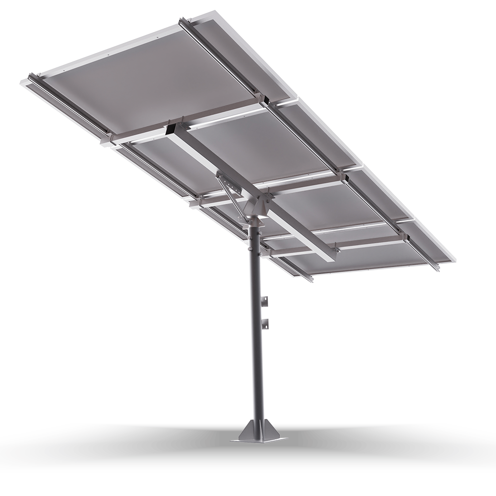 Solar Post 4 Panels Volts Energies