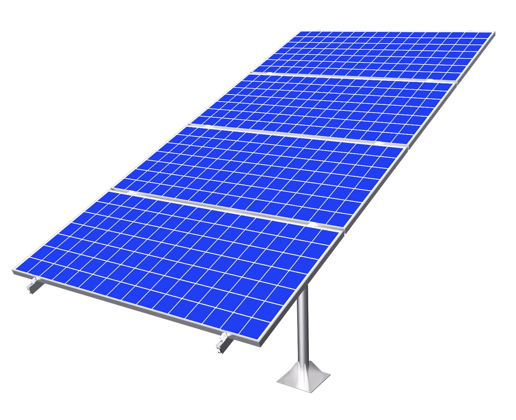 Pole Mount System for 4 Solar Panels | ELIOS Arbora P4