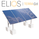 Ground Mount System for 4 Solar Panels | ELIOS Terra G4