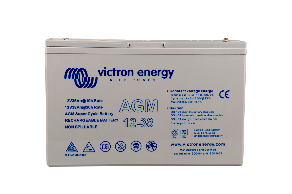 12V/38Ah AGM Super Cycle Batt. (M5)