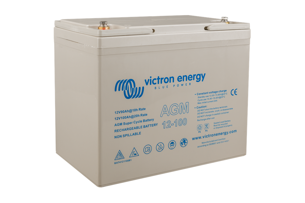 12V/100Ah AGM Super Cycle Batt. (M6)