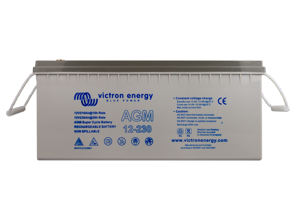 12V/230Ah AGM Super Cycle Batt. (M8)