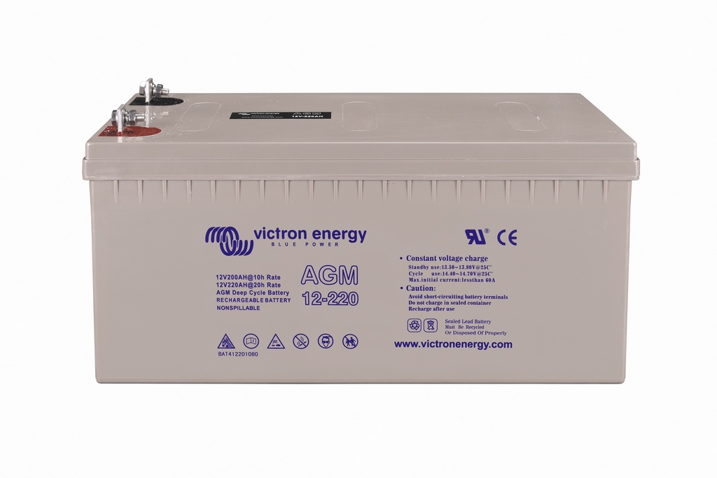 12V/220Ah AGM Deep Cycle Batt.