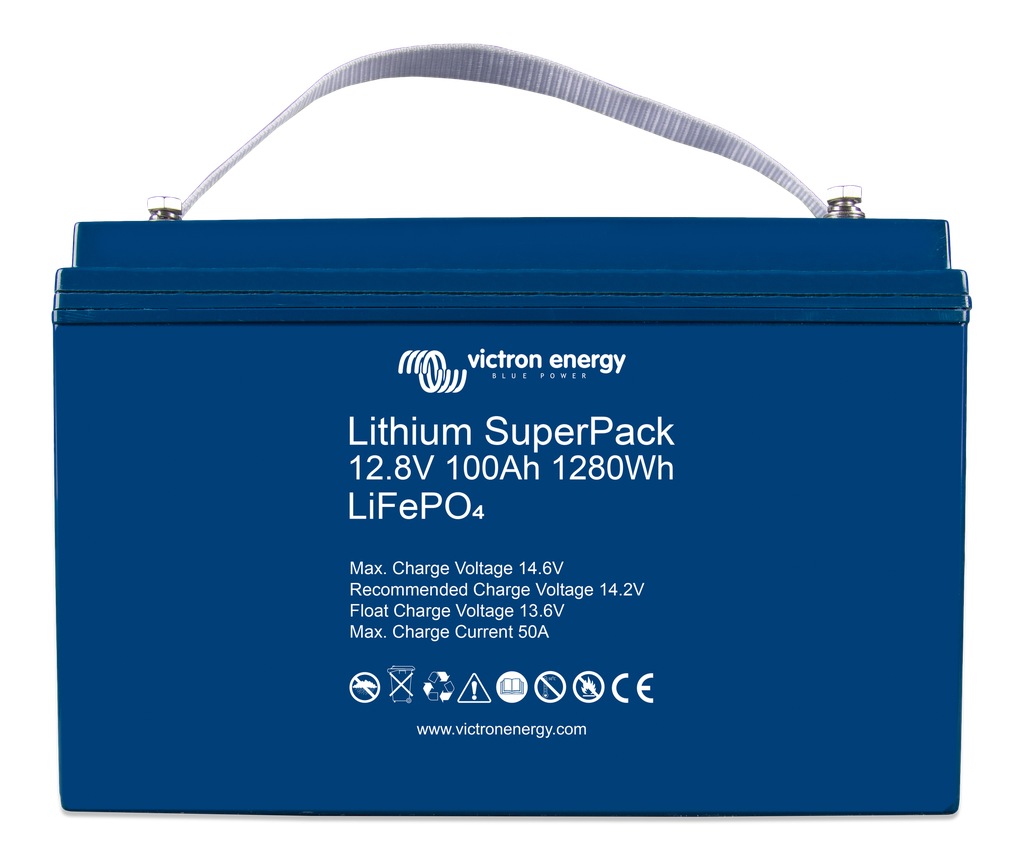 Lithium SuperPack 12,8V/100Ah (M8) High Current