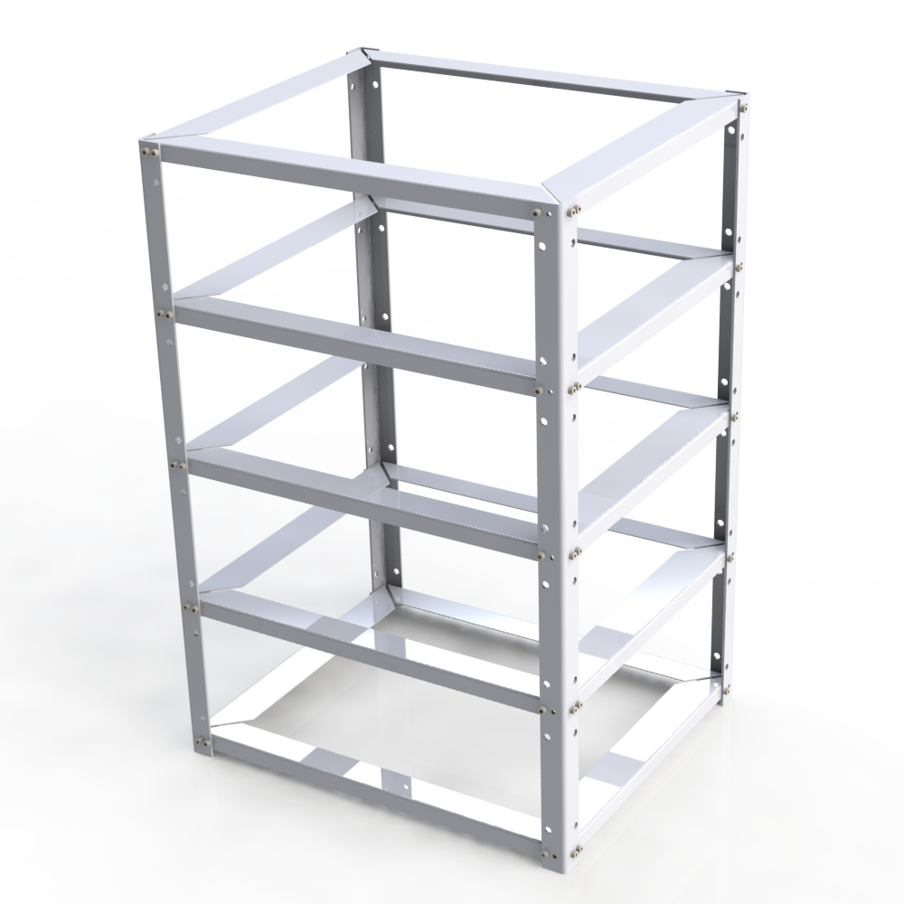 Elios Pylontech Rack 4 x US5000 Acier Galvanisé