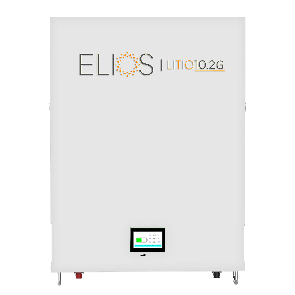 Elios Litio10.2G - 10.24kwh power wall with screen UL approved LifePo4 battery , 51.2V