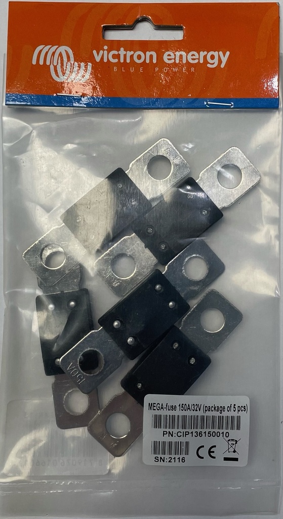 MEGA-fuse 150A/32V (package of 5 pcs)