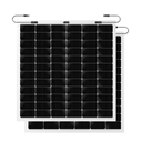 ​​PACK OF 2 I Elios Voltaic 210F-T| Semi flexible 210W Solar Panel with 3M tape on the back VOC 49.2VDC  ISC 5.36A Dimensions 42.6'' x 41'' Only 9.92Lbs