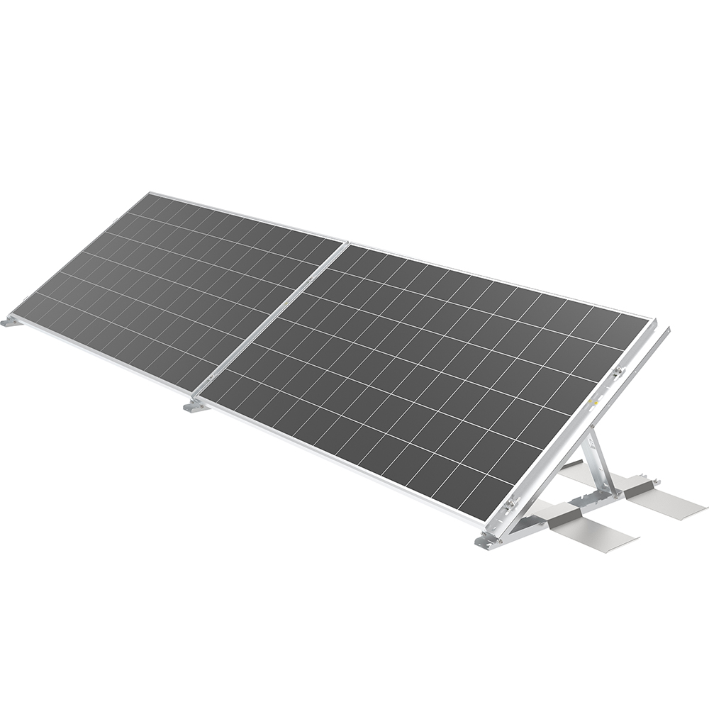 Elios Tectum Tx Ballasted Roof Racking to add a 2nd panel 