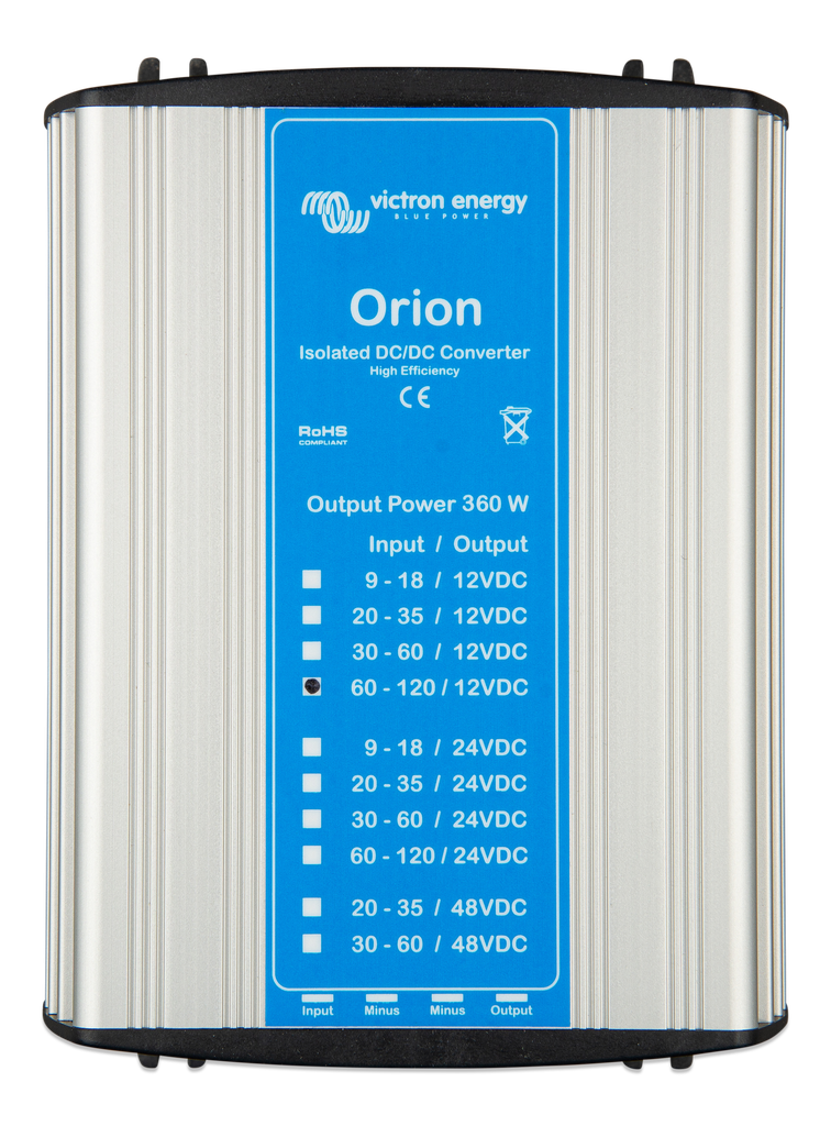 Orion 110/24-15A (360W) Isolated DC-DC converter