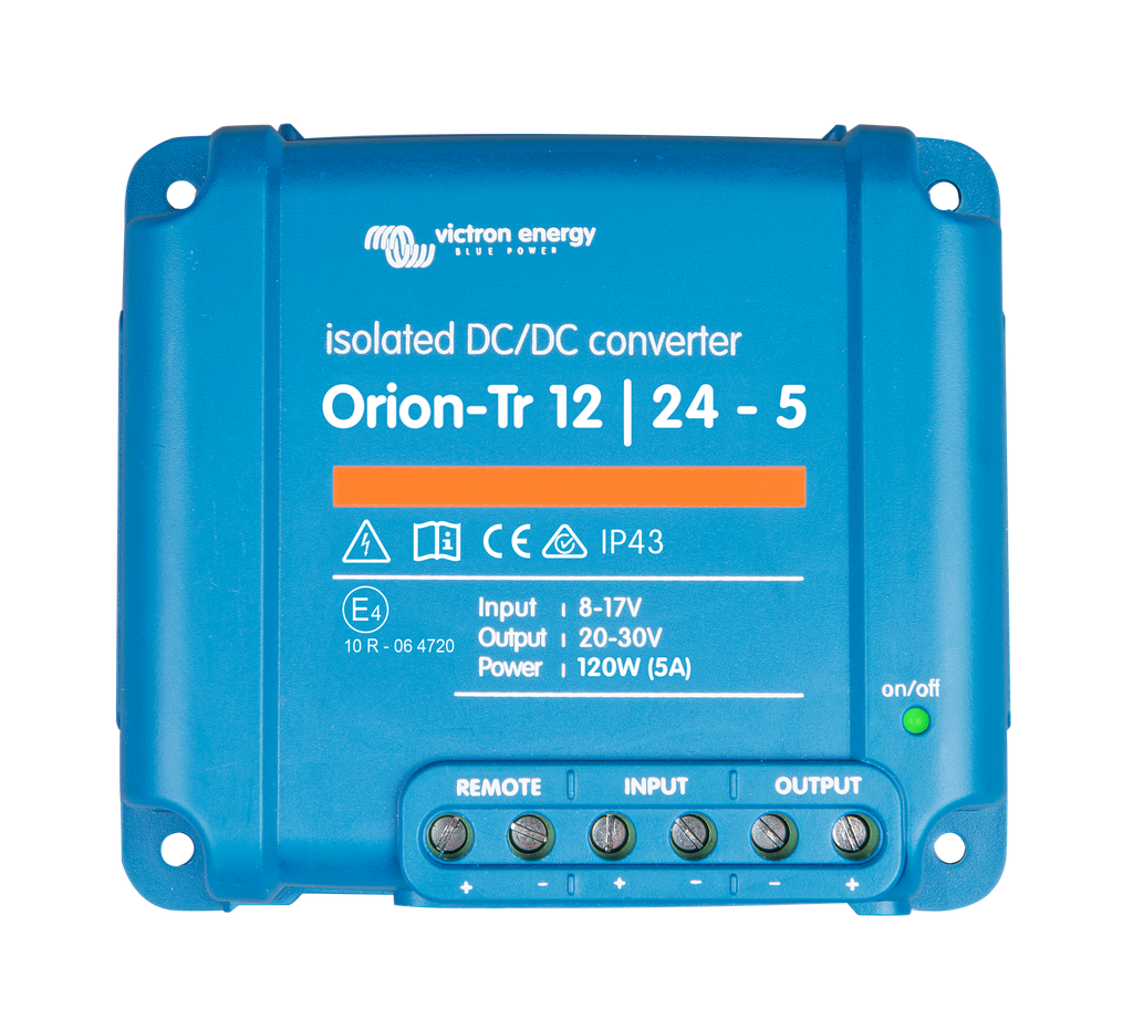 Orion-Tr 12/24-5A (120W) Isolated DC-DC converter