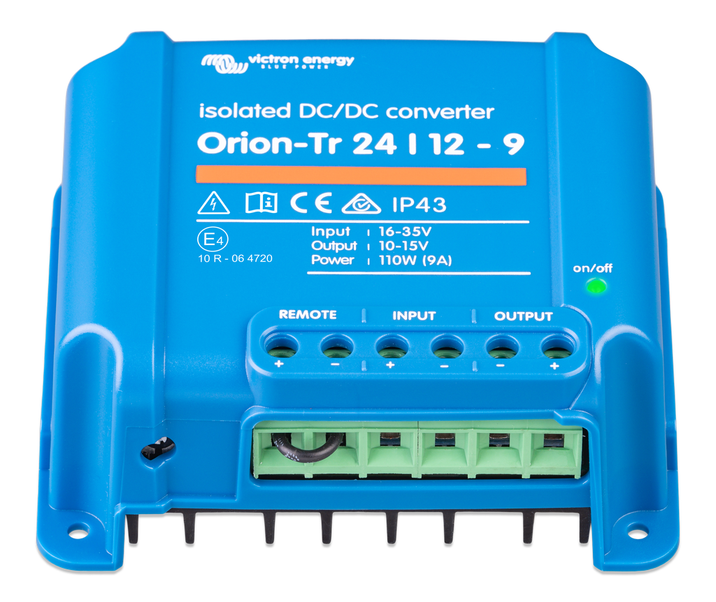 Orion-Tr 24/12-9A (110W) Isolated DC-DC converter