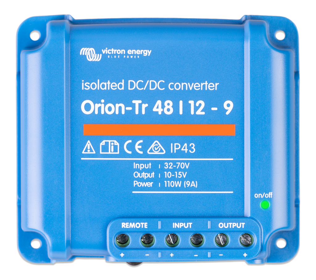 Orion-Tr 48/12-9A (110W) Isolated DC-DC converter