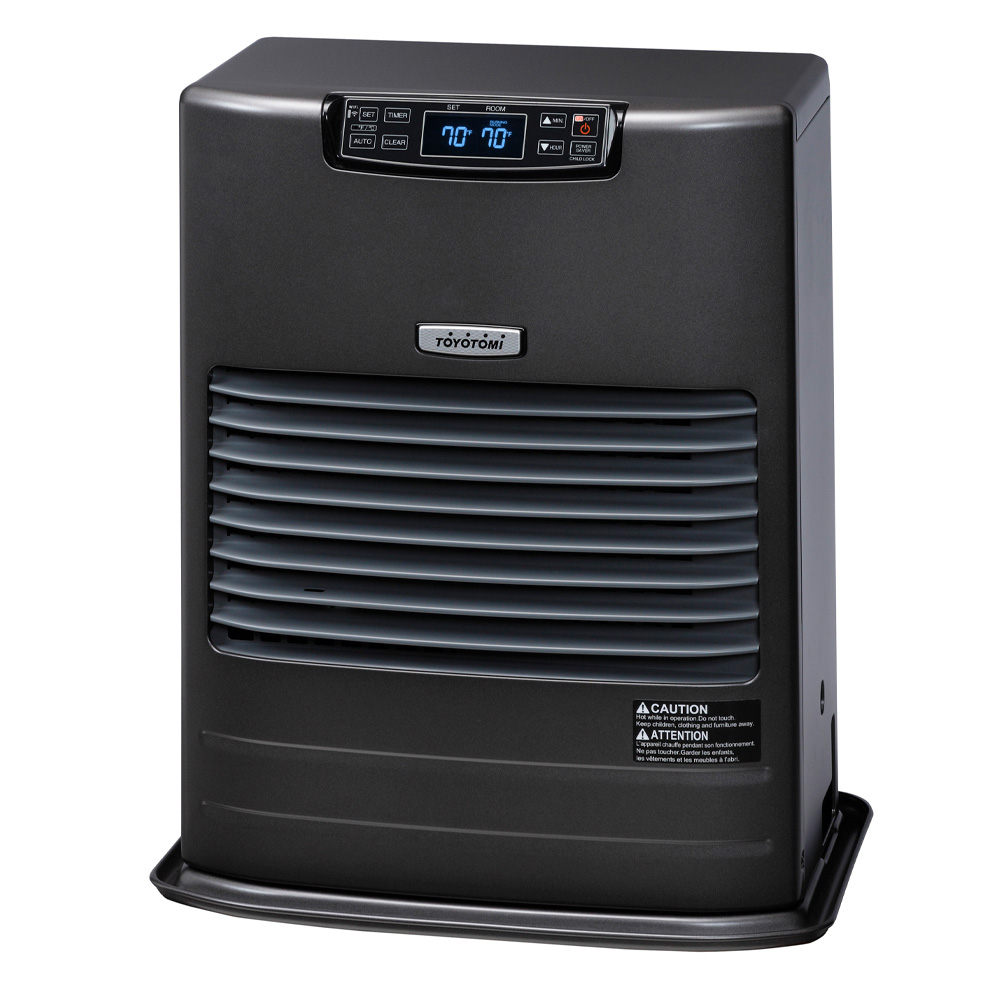 TOYOTOMI 22000 BTUH Wi-Fi OIL HEATER - GRAPHITE - WITH STANDARD VENT KIT