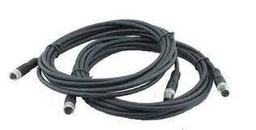 [ASS030560200] M8 circular connector Male/Female 3 pole cable 2m (bag of 2)