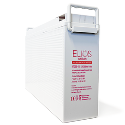 [FT200-12] ​​Elios Altilium 12V-200 Batterie AGM a décharge profonde solaire de 12VDC terminal en facade - 200Ah sans entretien