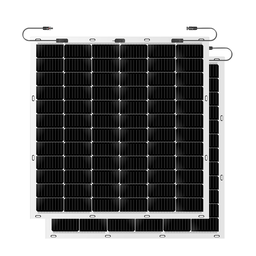 [2-P210/210F-B] ​PACK OF 2 I Elios Voltaic 210F-B| Semi flexible 210W Solar Panel with eyelets for balcony installation VOC 49.2VDC  ISC 5.36A Dimensions 42.6'' x 41'' Only 9.92Lbs