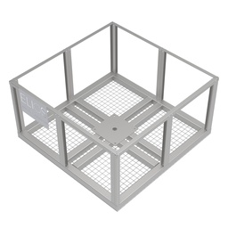 [TP-BA-4] Base panier en acier galvanisé pour ELIOS Arbora P4 (Base a remplir de roche)