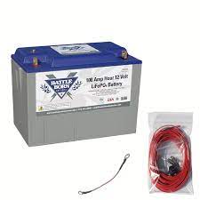 [BB10012H] Battleborn 100Ah 12V LiFePO4 Deep Cycle HEATED Battery